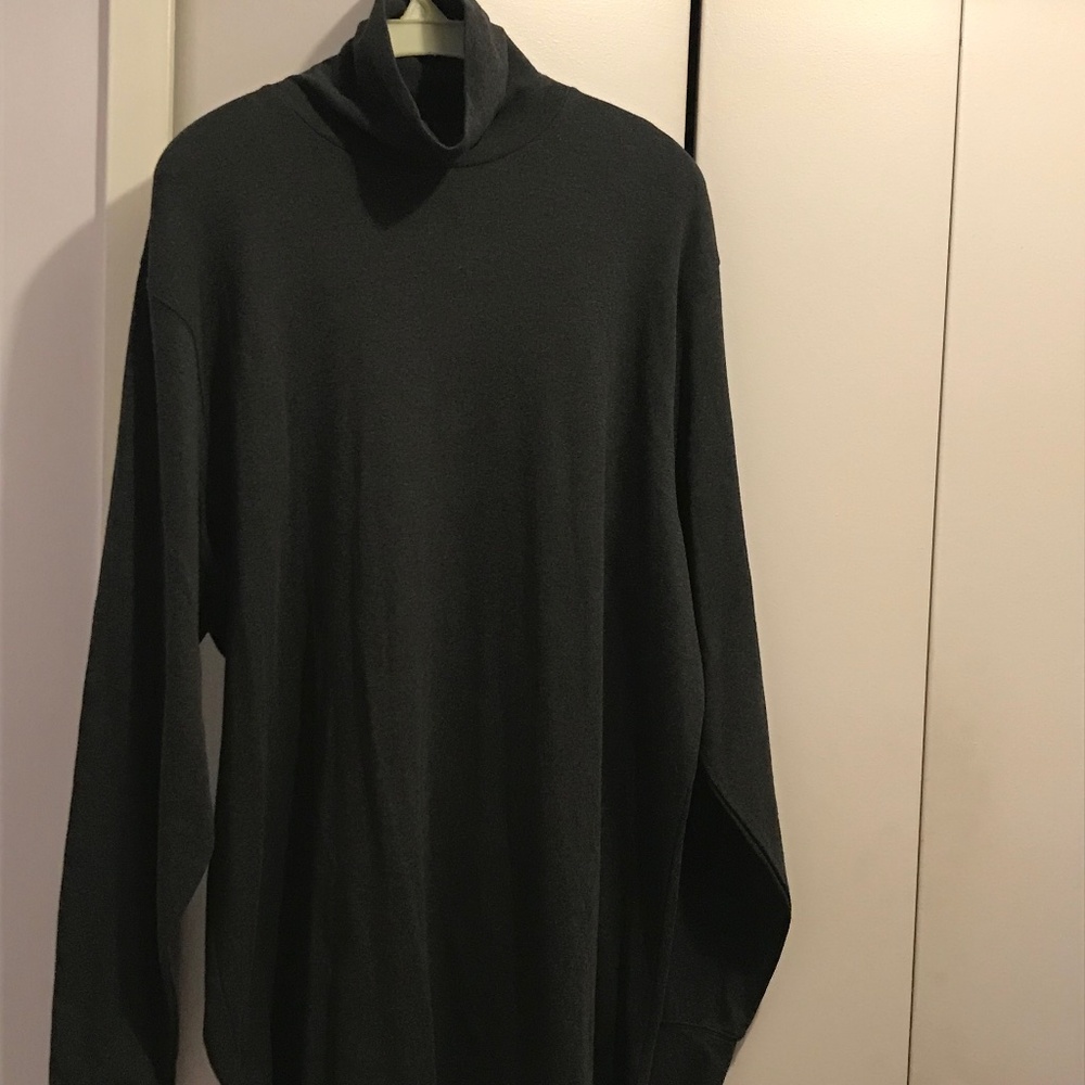 Land's End Men's Grey Turtleneck  Big/Tall size XXL/T